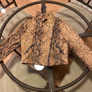 Snake skin jacket